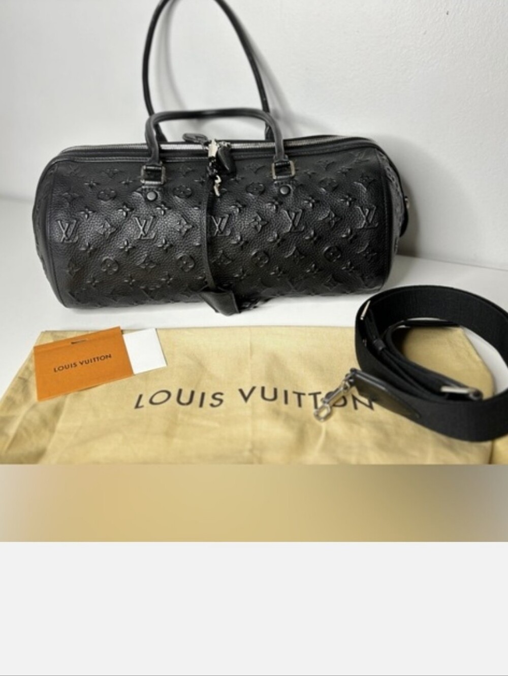 LOUIS VUITTON Revelation Neo Papillon GM bag in Black Monogram
